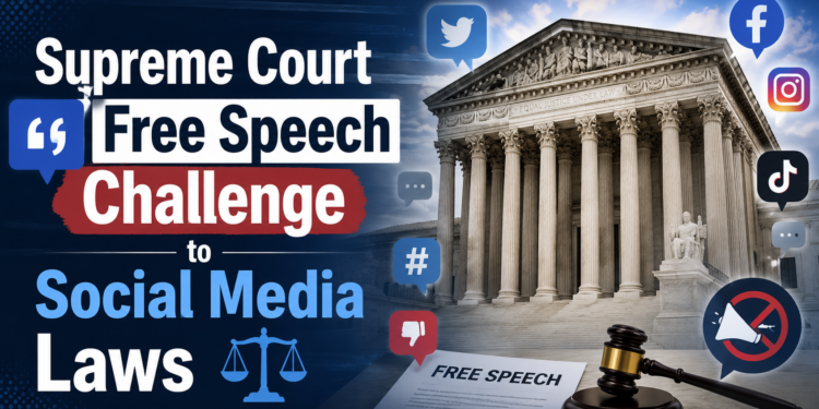 Supreme Court Free Speech Challenge to Social Media Laws