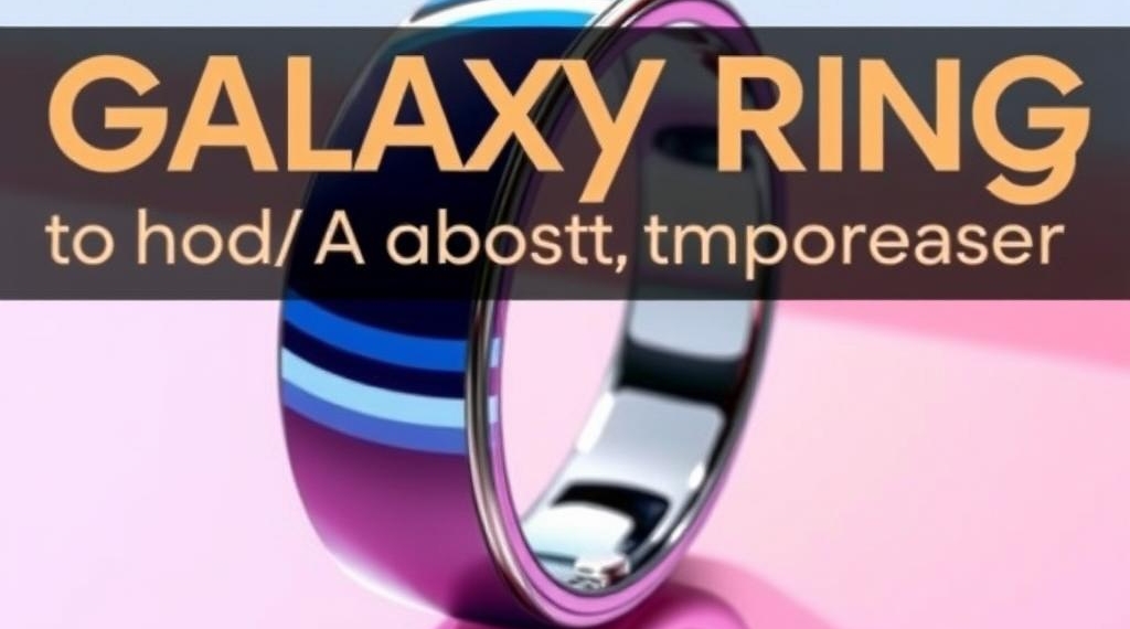 Samsung Galaxy Ring: Everything You Need to Know About the Tease