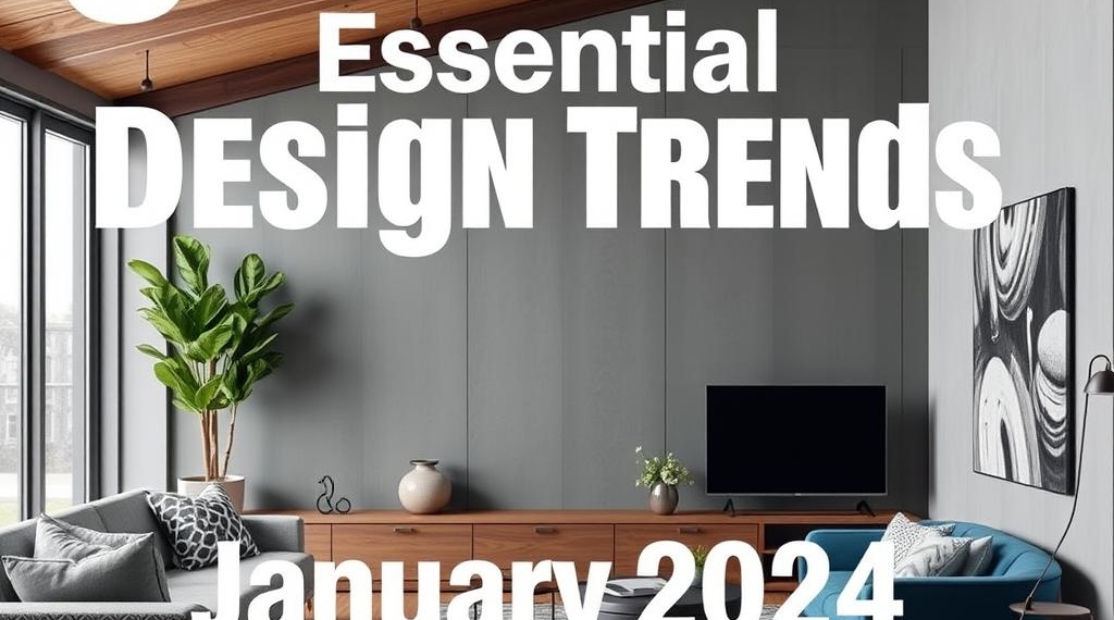 3 Essential Design Trends for January 2024 to Know Now