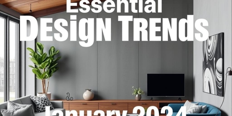 3 Essential Design Trends for January 2024 to Know Now