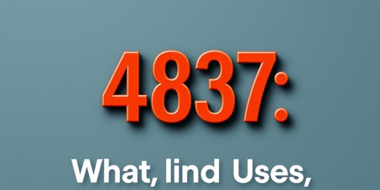 4837: What It Means, Uses, and Key Insights