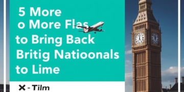 5 More Flights to Bring Back British Nationals to London: X Time