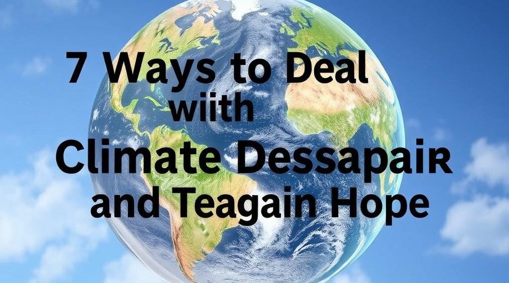 7 Ways to Deal with Climate Despair and Regain Hope
