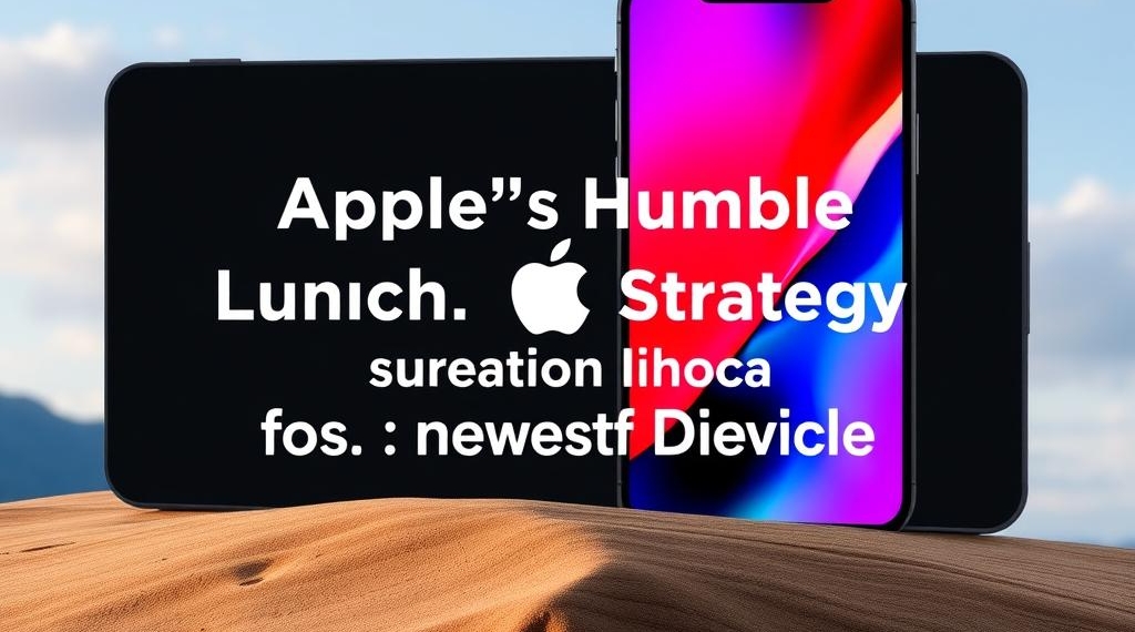 Apple’s Humble Launch Strategy for Its Newest Device