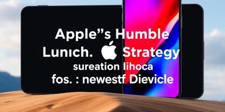 Apple’s Humble Launch Strategy for Its Newest Device