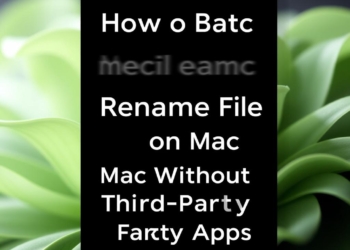 How to Batch Rename Files on Mac Without Third-Party Apps