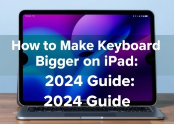How to Make Keyboard Bigger on iPad: 2024 Guide