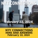 NYT Connections Hints and Answers for February 22, 2024