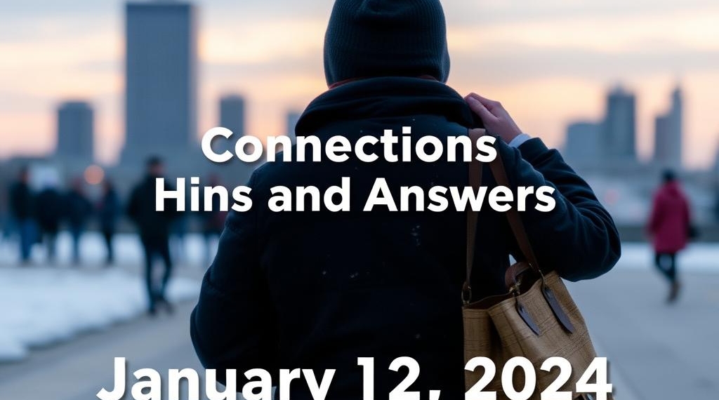 NYT Connections Hints and Answers for January 12, 2024